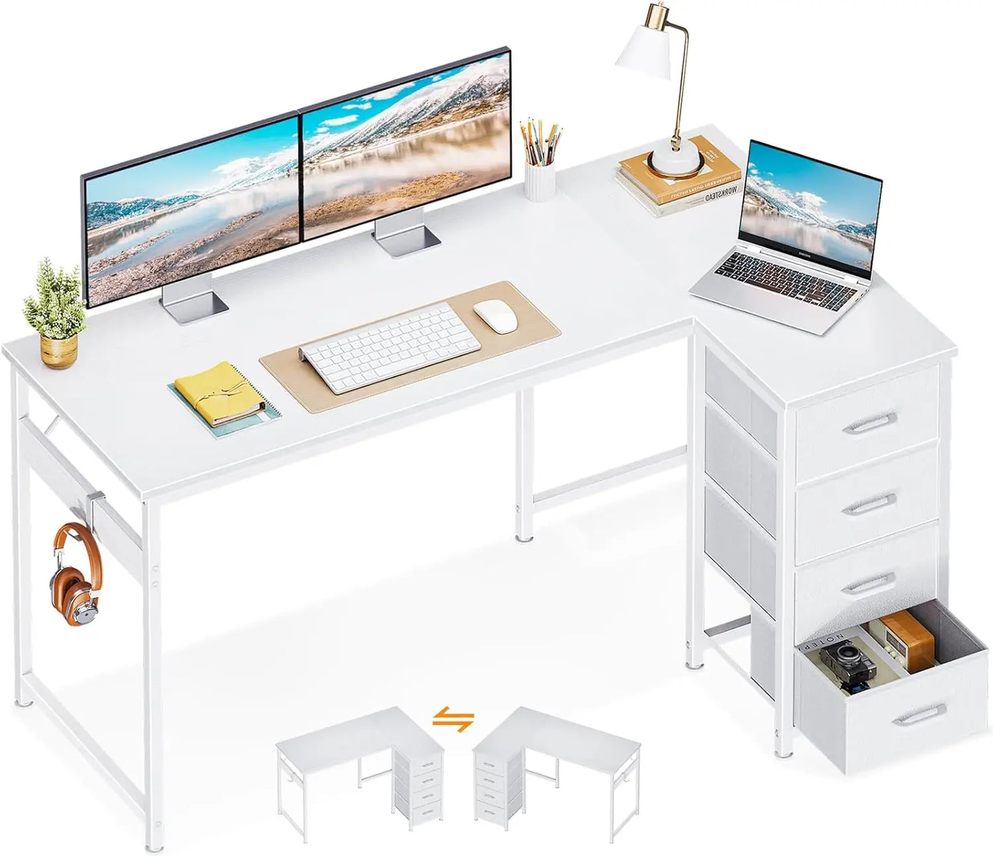 Desk L Shaped Computer Desk For Home Office Setup Now