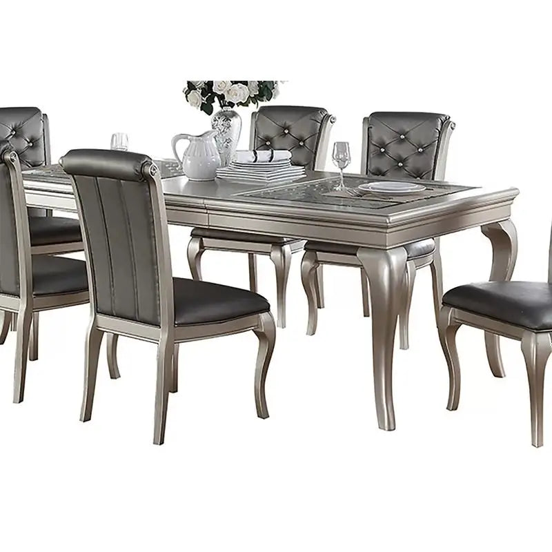 Dining Table Set Glass For Dining Room Home Furniture Collection