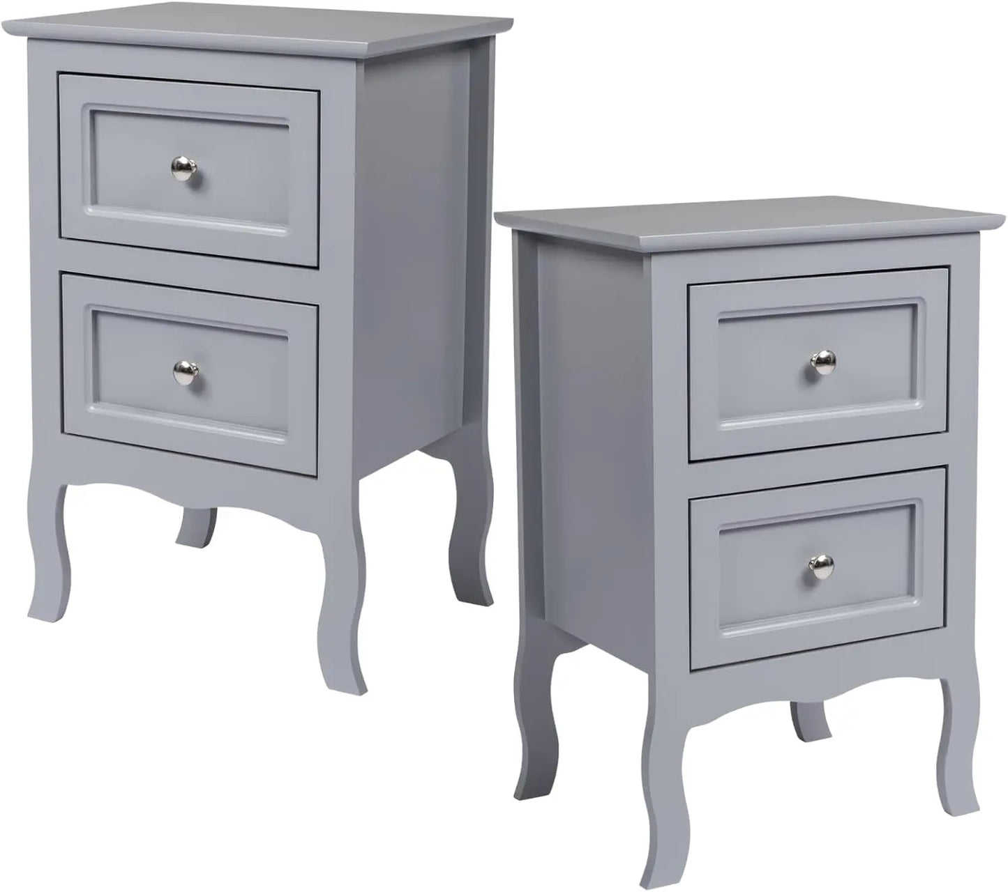 Nightstands With Drawers Vintage Farmhouse Wood For Bedroom Decor