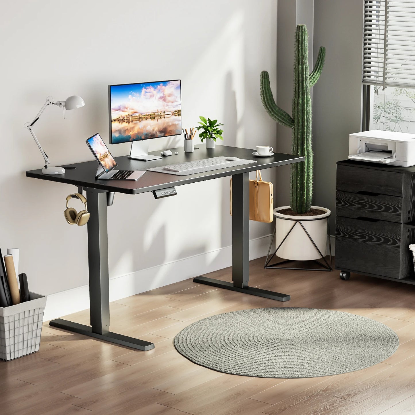 JHK Electric Standing Desk Height Adjustable Computer Desk