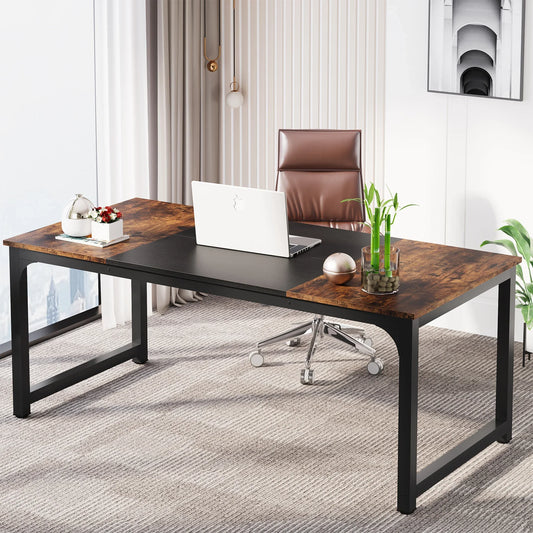 Tribesigns Computer Desk Modern Wooden Workstation For Home Office