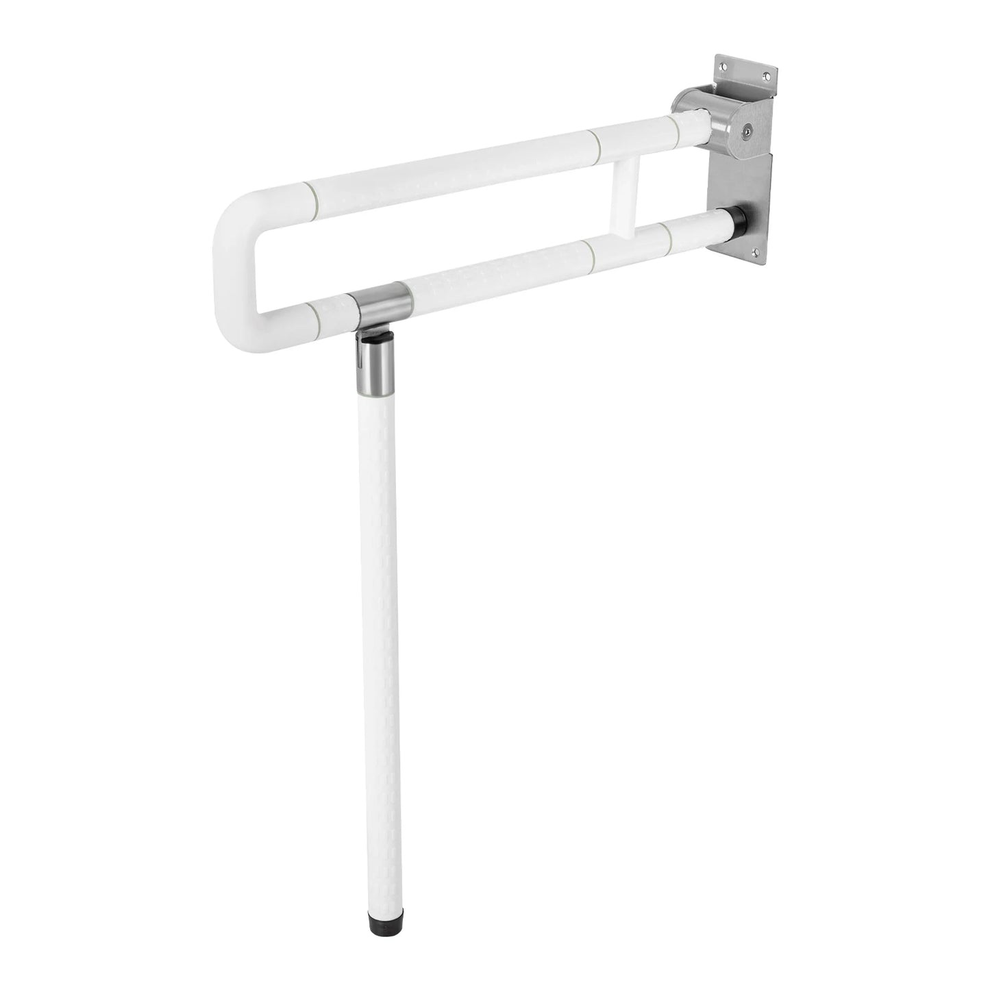 Toilet Grab Bar Foldable Wall Mount Assist Handle Support