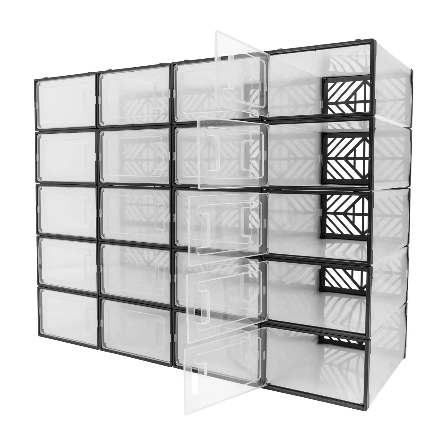 Shoe Storage Box Transparent PP Plastic Organizer