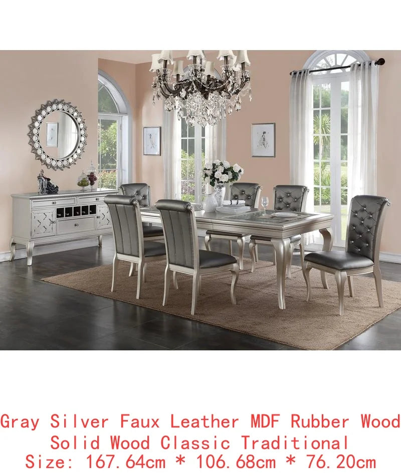 Dining Table Set Glass For Dining Room Home Furniture Collection